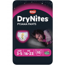 Huggies DryNites Girl 3-5 år 10 st